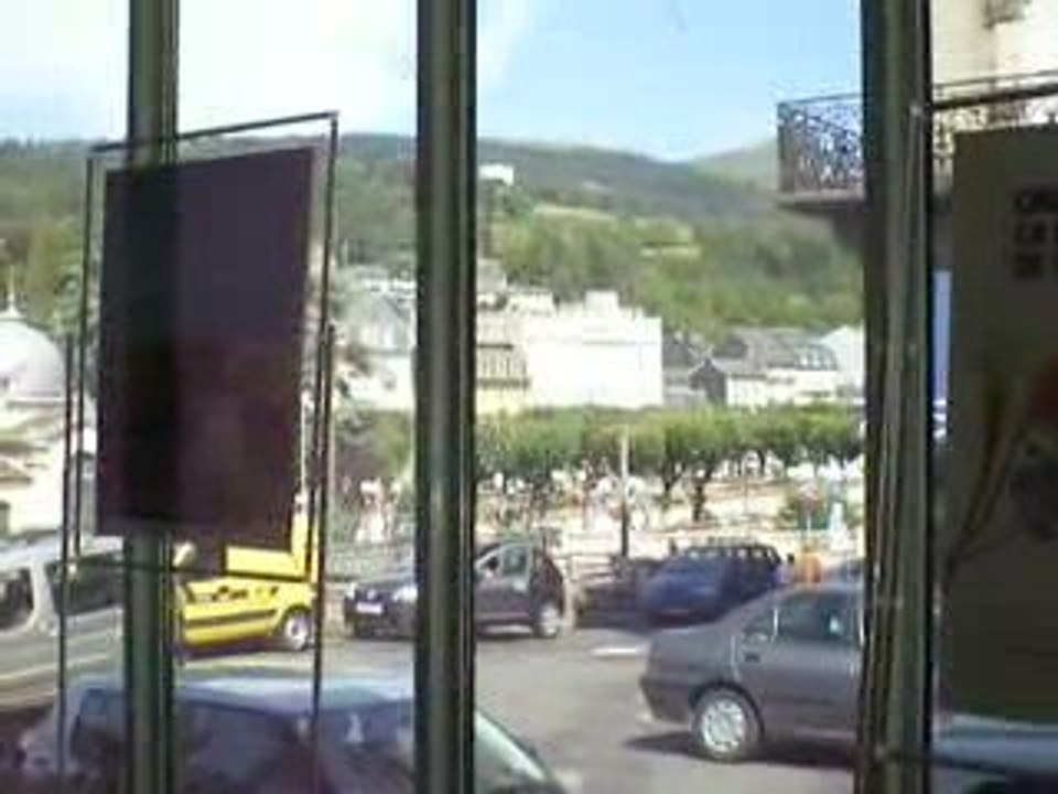 La Bourboule: Panorama depuis la poste