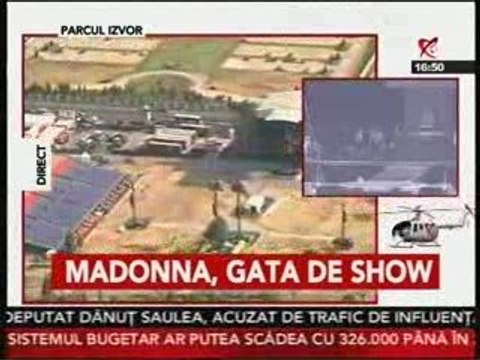 Madonna Prepare Show in Bucharest - RealitateaTV.01