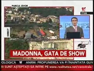 Madonna Prepare Show in Bucharest - RealitateaTV.02