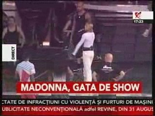 Madonna Prepare Show in Bucharest - RealitateaTV.03