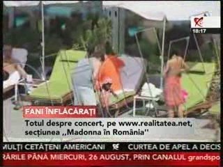 Madonna Prepare Show in Bucharest - RealitateaTV.18.13.PM