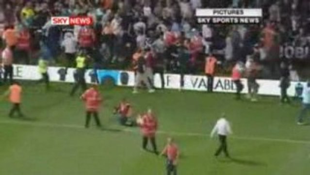 Violence at West Ham vs Millwall 25/08/09