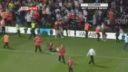 Violence at West Ham vs Millwall 25/08/09