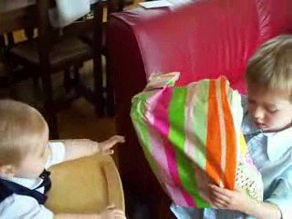 Ouverture des cadeaux