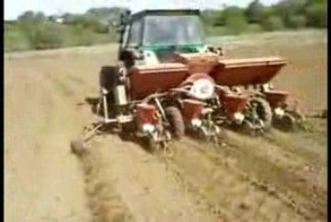 Préparation et semis de maïs