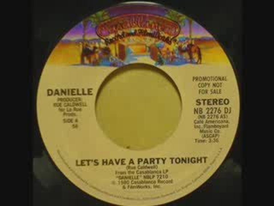 70's disco music Danielle - Lets have a party tonight (1979)