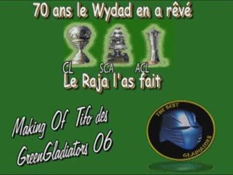 Tifo Raja l'a fait Making OF [RAJA#WAC] 18-02-07