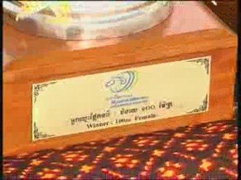 Khmer News- 26 August 2009 Cambodian Female Wheelchair Racer