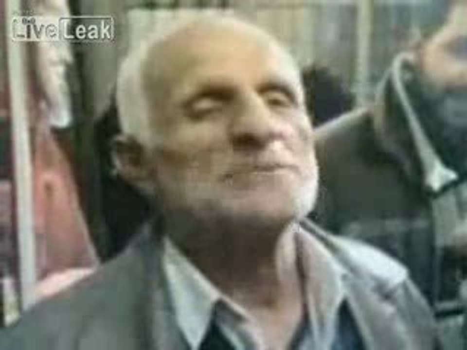 Old man makes an interesting.