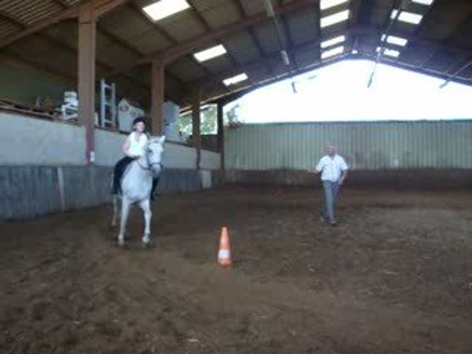 4 eme cours d'équitation de sylvie à bozouls (aveyron)