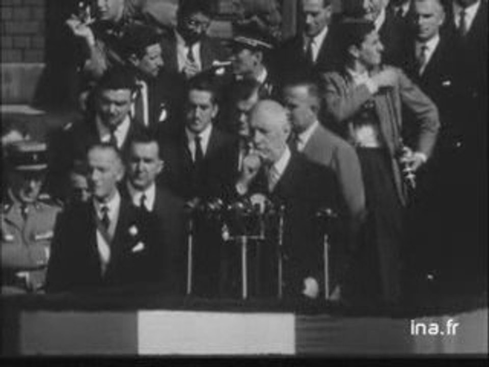 Discours du Général DE GAULLE à CALAIS