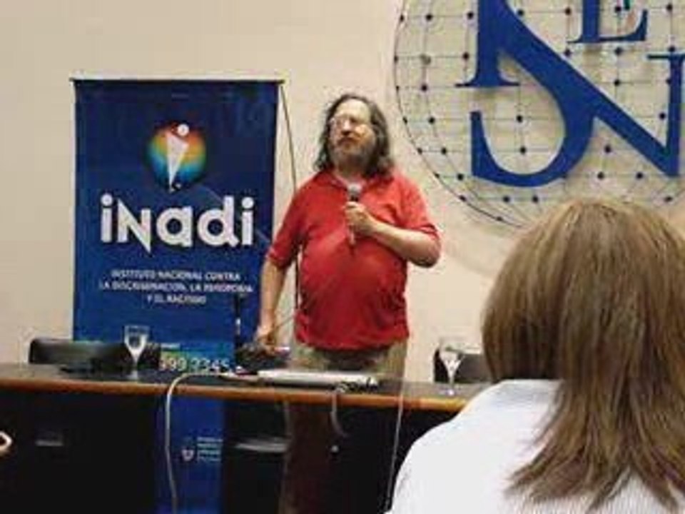 Richard Stallman en Cancillería 03