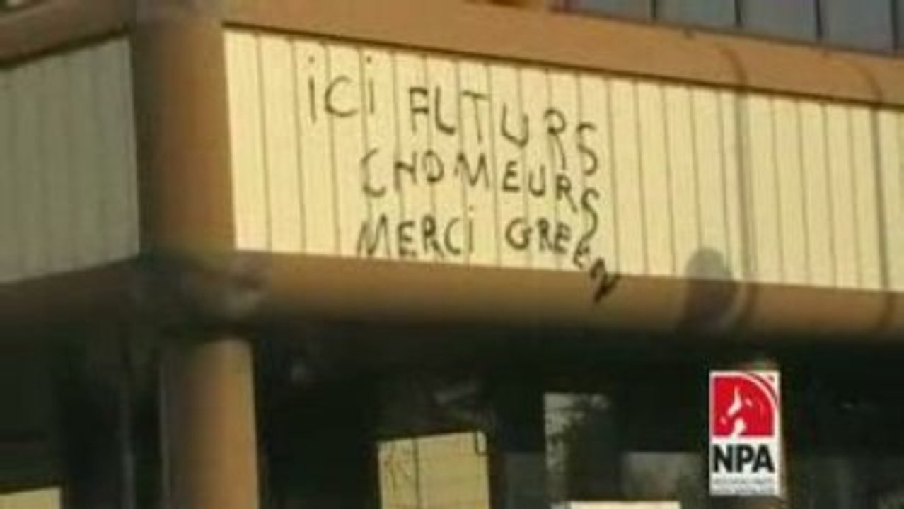 Soutien aux ex-salarié-e-s d'Eurocel le 04septembre 09 à Div