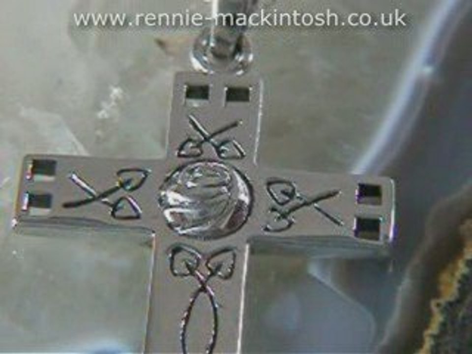 Silver Rennie Mackintosh Jewellery - Silver pendant DWA239
