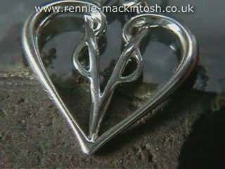 Silver Charles Rennie Mackintosh Pendant DWK124