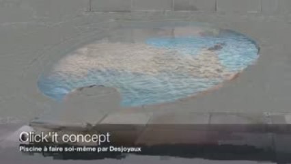 Piscine à faire soi-même par Desjoyaux. Click'it concept