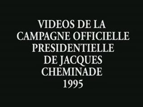 Présidentielles 95 - Jacques Cheminade