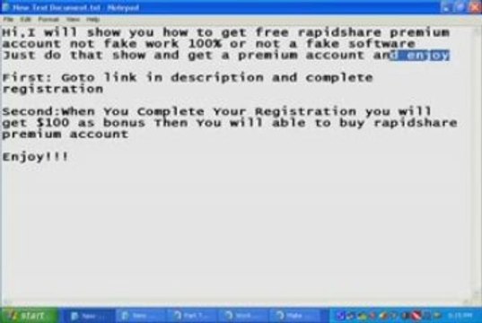 Rapidshare Premium Account updated 2009