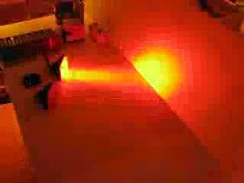 strobe 2x20 led rouge bleu programme 3