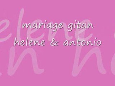mariage gitan babou & antonio