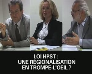 LOI HPST : UNE RÉGIONALISATION EN TROMPE L'OEIL ?