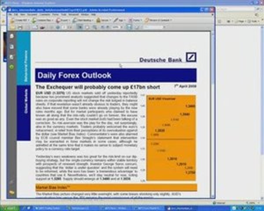 Forex Trading with dbFX: Research (Chapter 9)