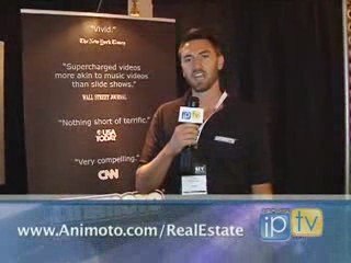 Erik Bjornard with Animoto for real estate at Inman 09