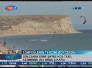 Sörfçülerin tercihi Gökçeada