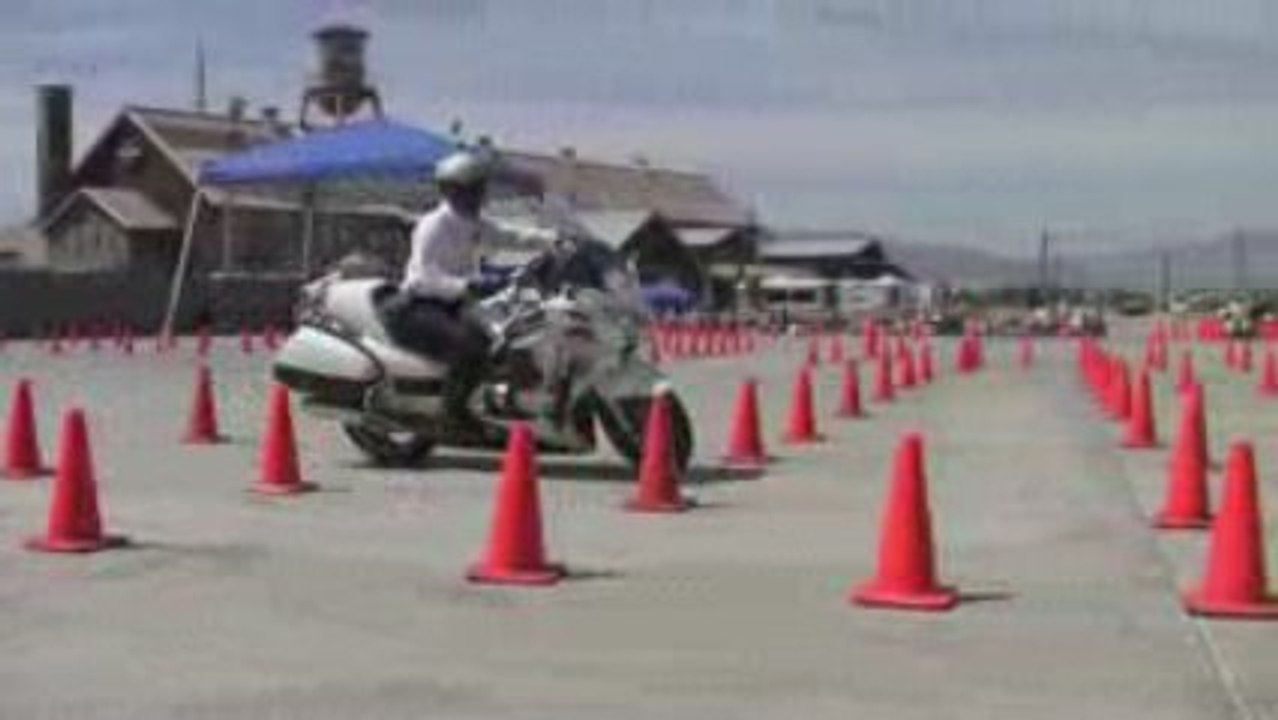 Police Motorcycle Crash