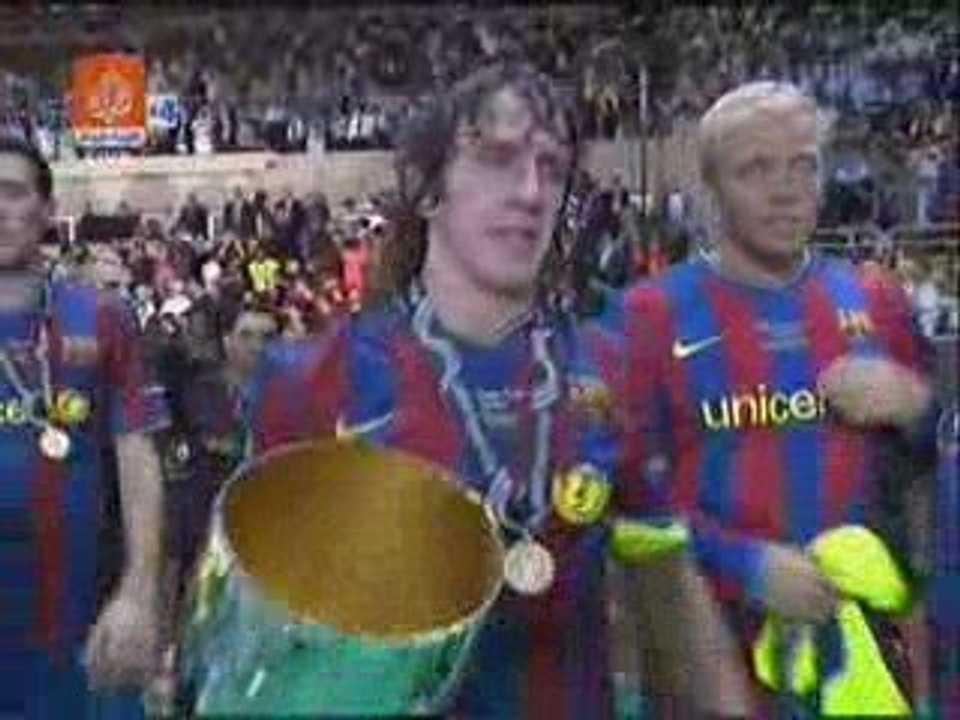 Remise trophee Barcelone