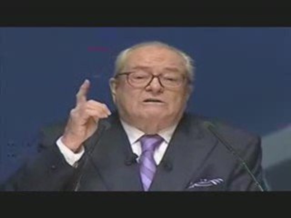 Le pen, discours anti nouvel ordre mondial.