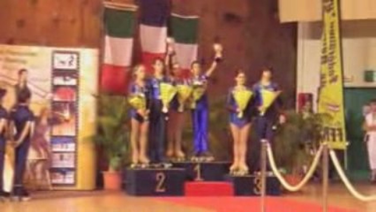 EPAM : Podium Inès & Aurélien Euro 2009