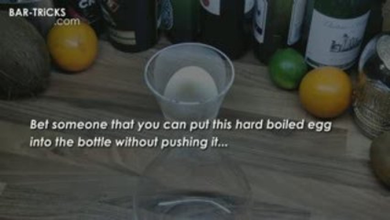 ::: BAR TRiCKS // EGG iN BOTTLE