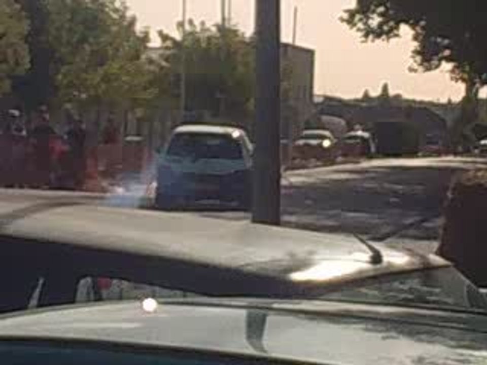 Rallye Coeur de France 2009 - ES1 - dernier virage de la 62