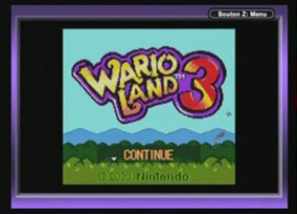 ingame Wario Land 3