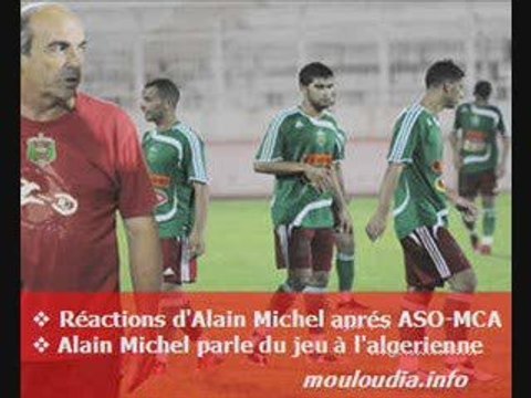 MOULOUDIA.INFO : Réactions d'Alain Michel aprés ASO-MCA