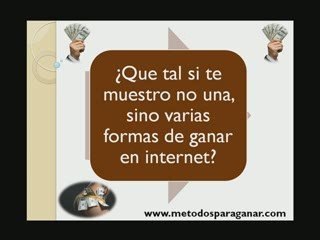 Realmente, ¿Se puede (ganar) dinero en (internet)?