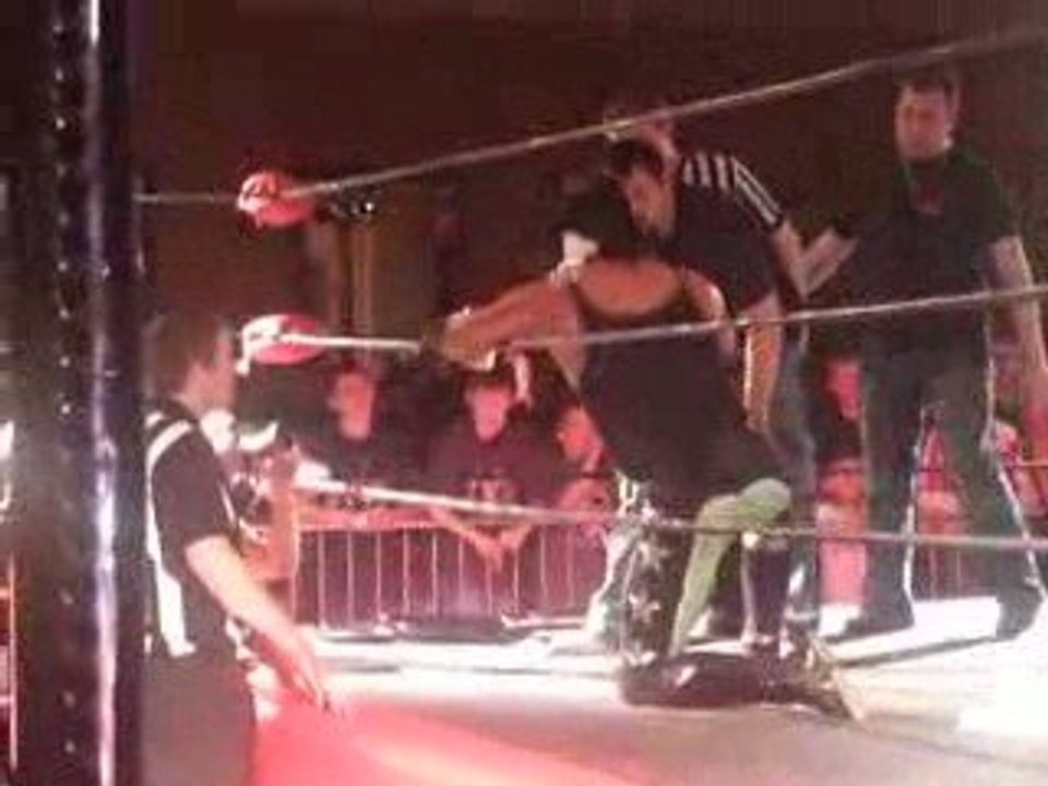 AWR Ennis 2009 X-Pac busted open