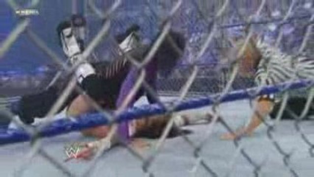 Jeff Hardy Vs CM Punk Steel Cage Match Part 1