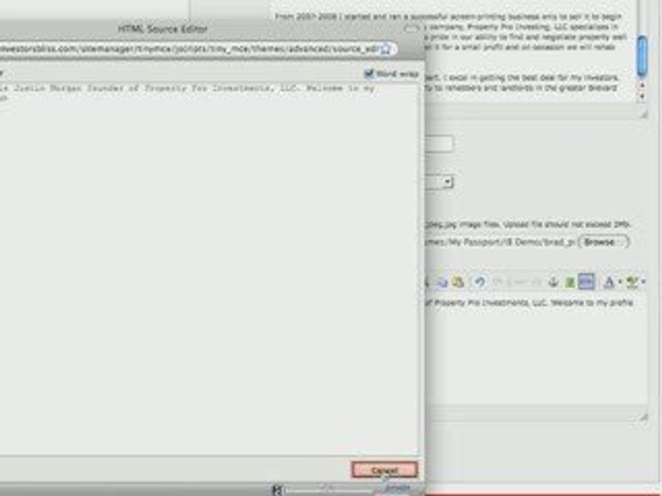 Wholesale Property Listing Website - How To Edit Profile