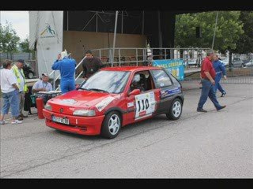 Rallye des vallées 2009 CH7 sortie assistance