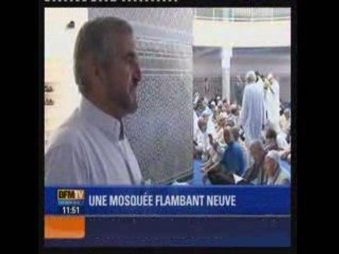 Reportage de BFM sur l'ouverture de la mosquée gennevilliers