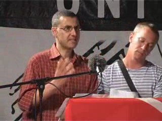 Université d'été du NPA, intervention d'Omar Barghouti