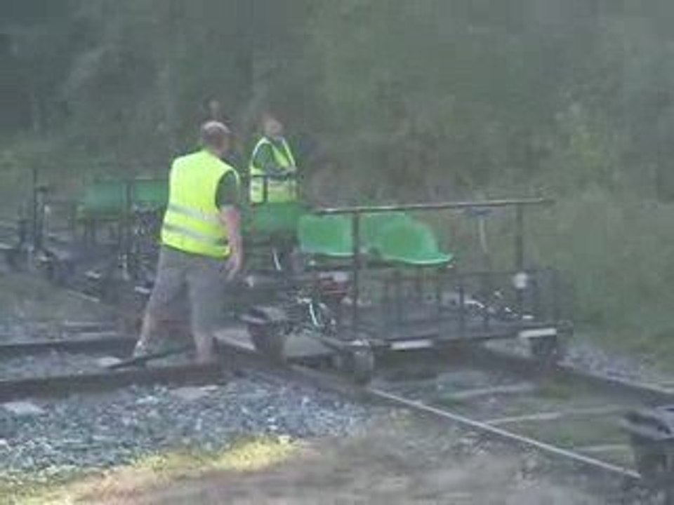 Le vélorail fait demi-tour !