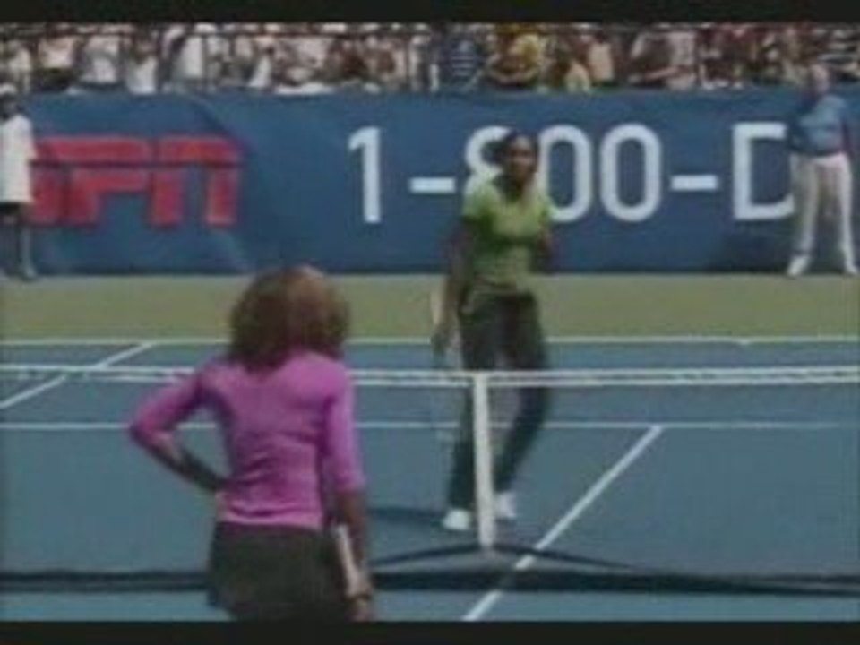 Serena Williams vs Venus Williams Dancent sur le court