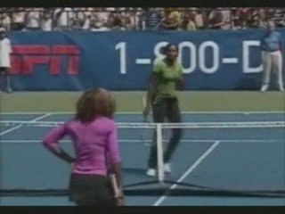 Serena Williams vs Venus Williams Dancent sur le court