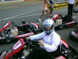 Moi karting retour au stand