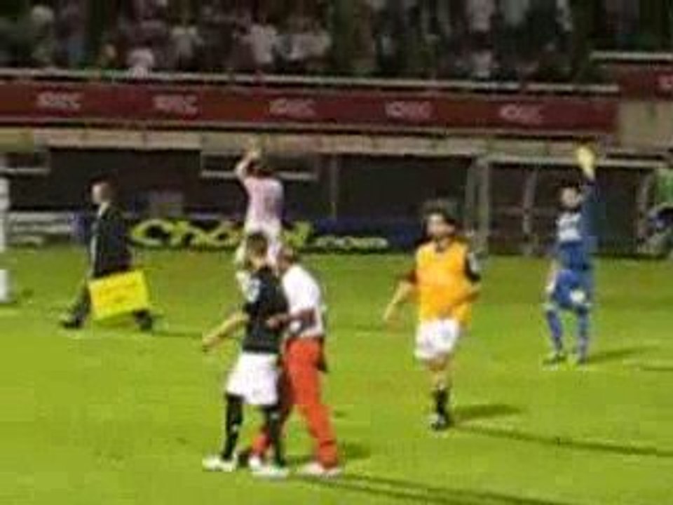 La sortie des joueurs