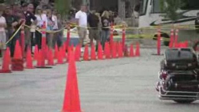 Honda BMW Harley Police Motorcycle Barrel Racing Competition