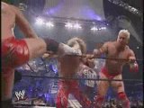 Edge & Hollywwood Hulk Hogan vs Billy & Chuck 04.07.2002